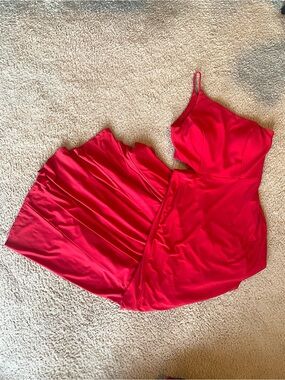 Barely Worn Red Nordstrom Made in USA Gown